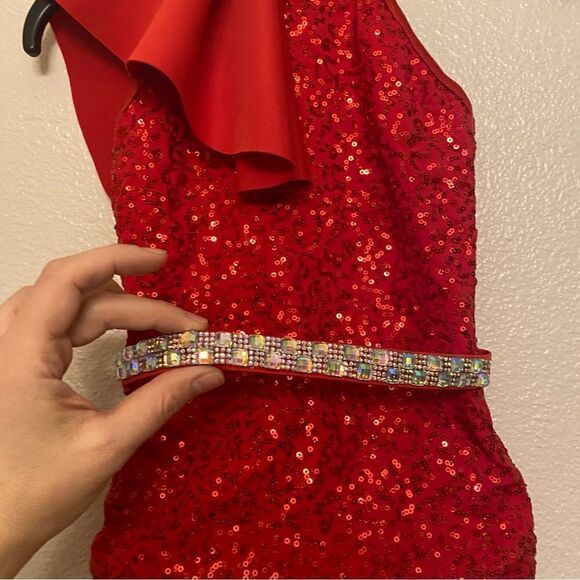 WEISSMAN Elite Dance Costume red rhinestone Heat Wave
SQ13216 Child IC 7/8 - Picture 3 of 10